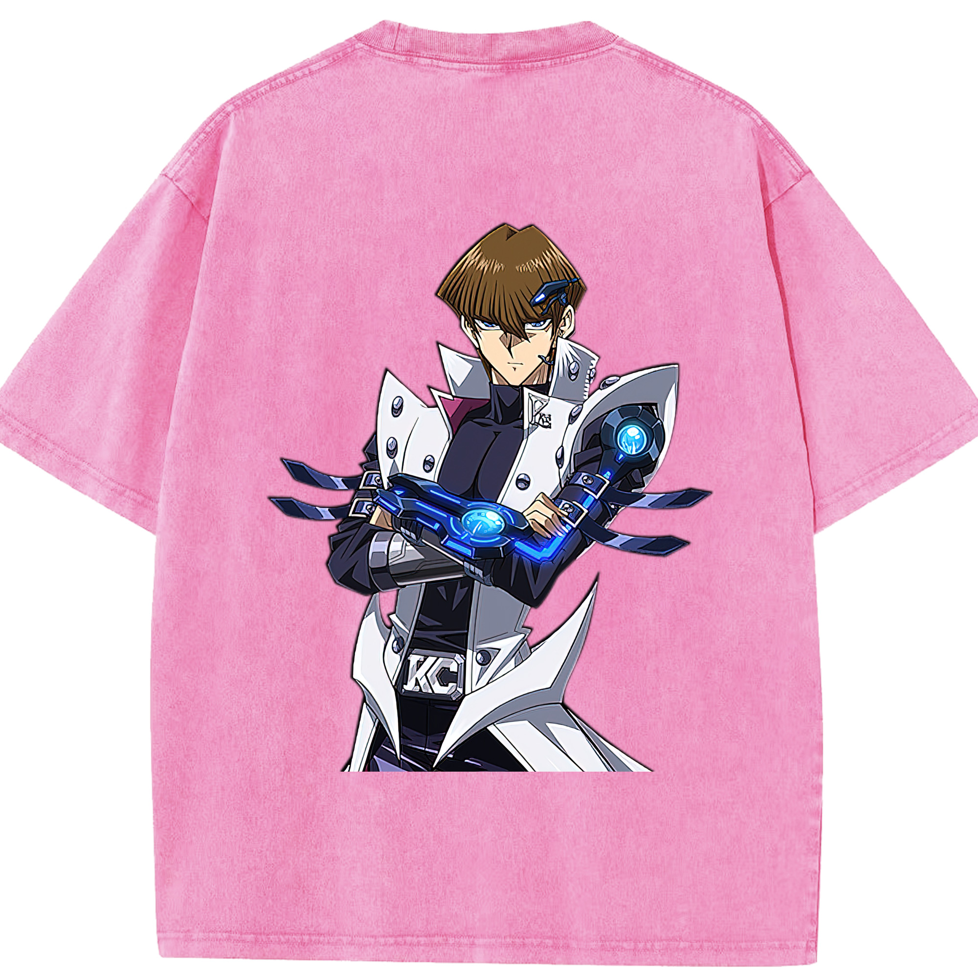 （画像用） 遊☆戯☆王 Yu-Gi-Oh! 綿100% ヴィンテージ風 半袖Tシャツ（背面プリント）